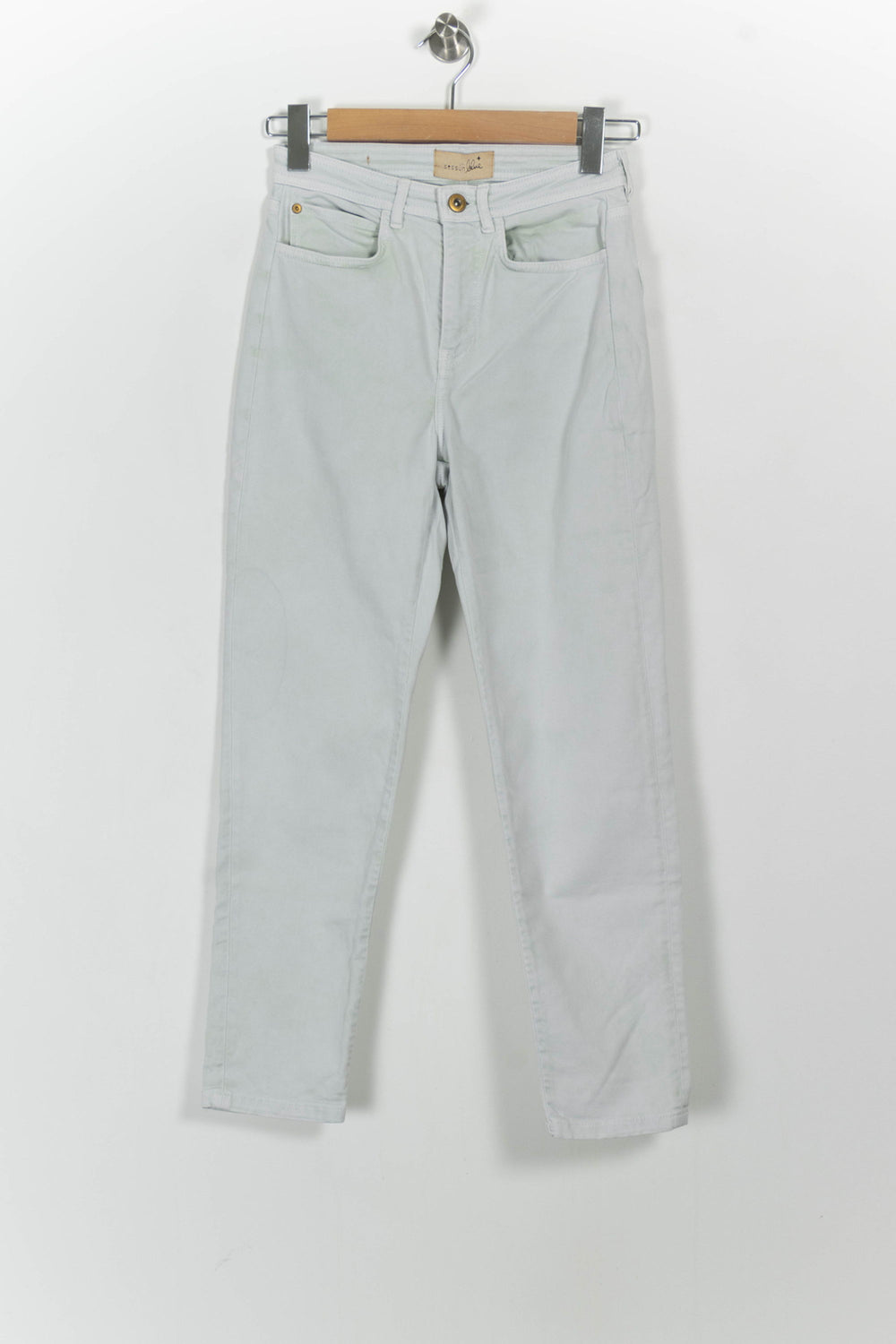 Jean Vert clair - Taille XS/34 de la marque Sessùn | PARAD103775 - Vendu par Paradigme - Image 2