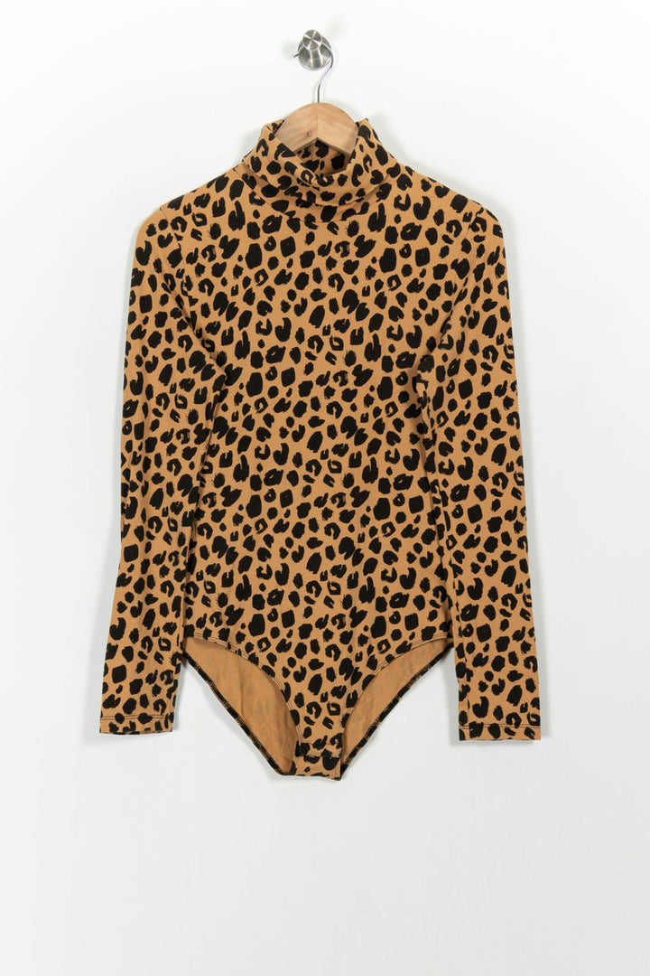 Body Léopard Beige et Noir - Taille L/40 de la marque Balzac Paris | PARAD103786 - Vendu par Paradigme - Image 2