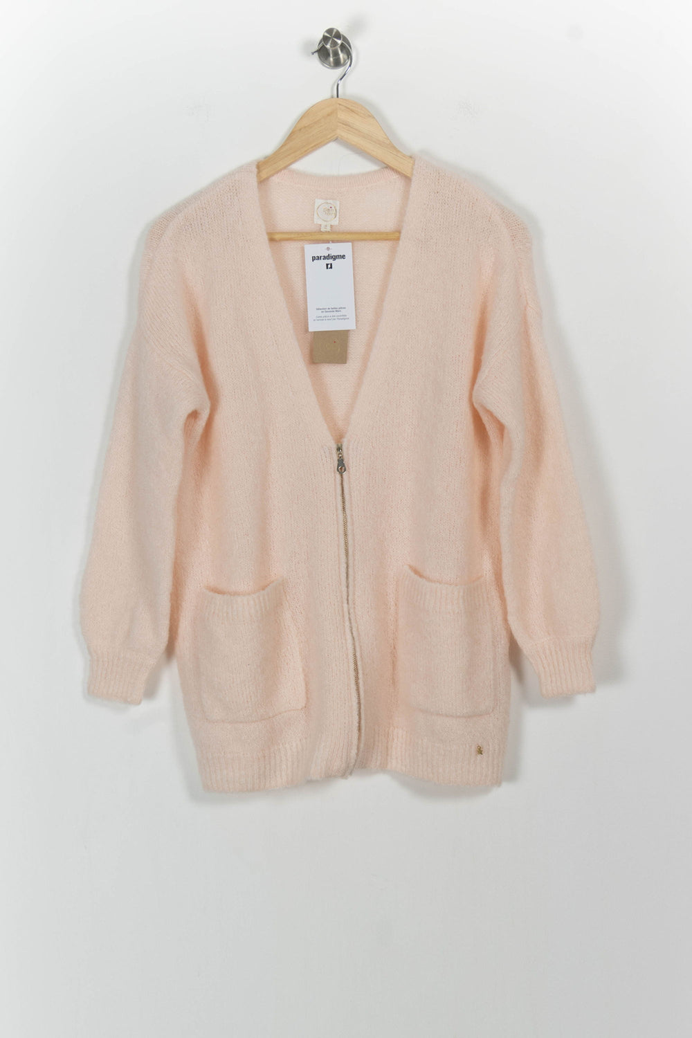 Cardigan Rose - Taille XS/34 de la marque Des petits hauts | PARAD103791 - Vendu par Paradigme - Image 2