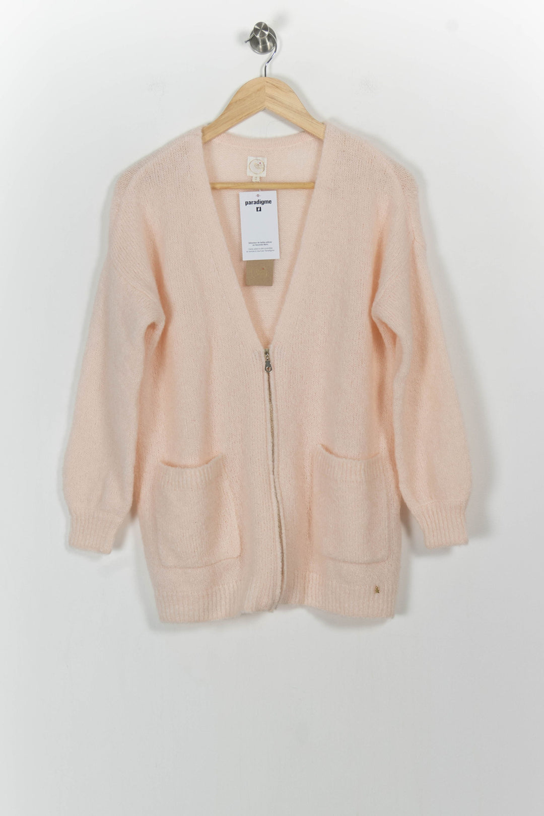 Cardigan Rose - Taille XS/34 de la marque Des petits hauts | PARAD103791 - Vendu par Paradigme - Image 2