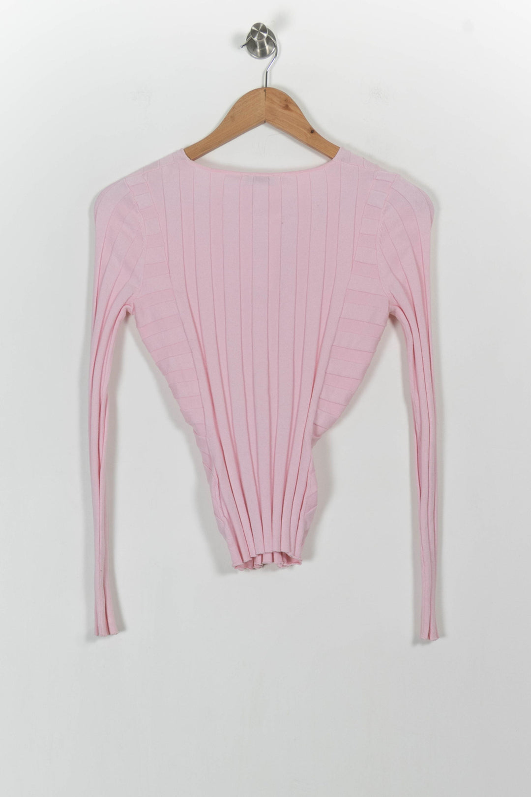 Pull Rose - Taille S/36 de la marque Sandro | PARAD103794 - Vendu par Paradigme - Image 4
