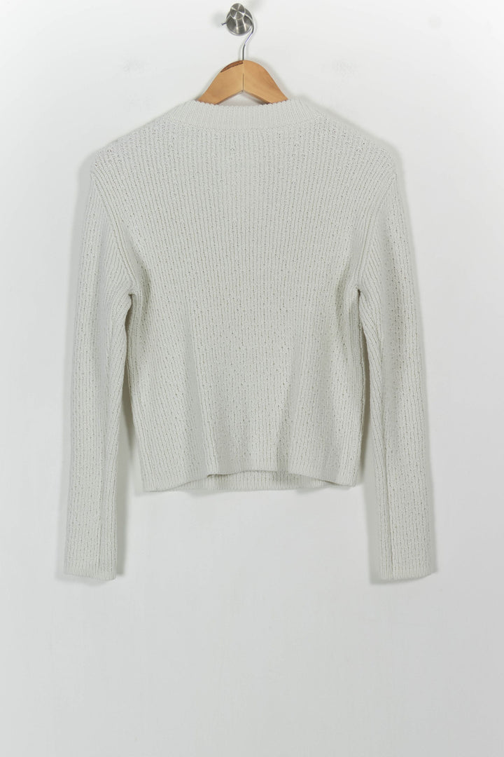 Pull Blanc - Taille L/40 de la marque Bérénice | PARAD103805 - Vendu par Paradigme - Image 4