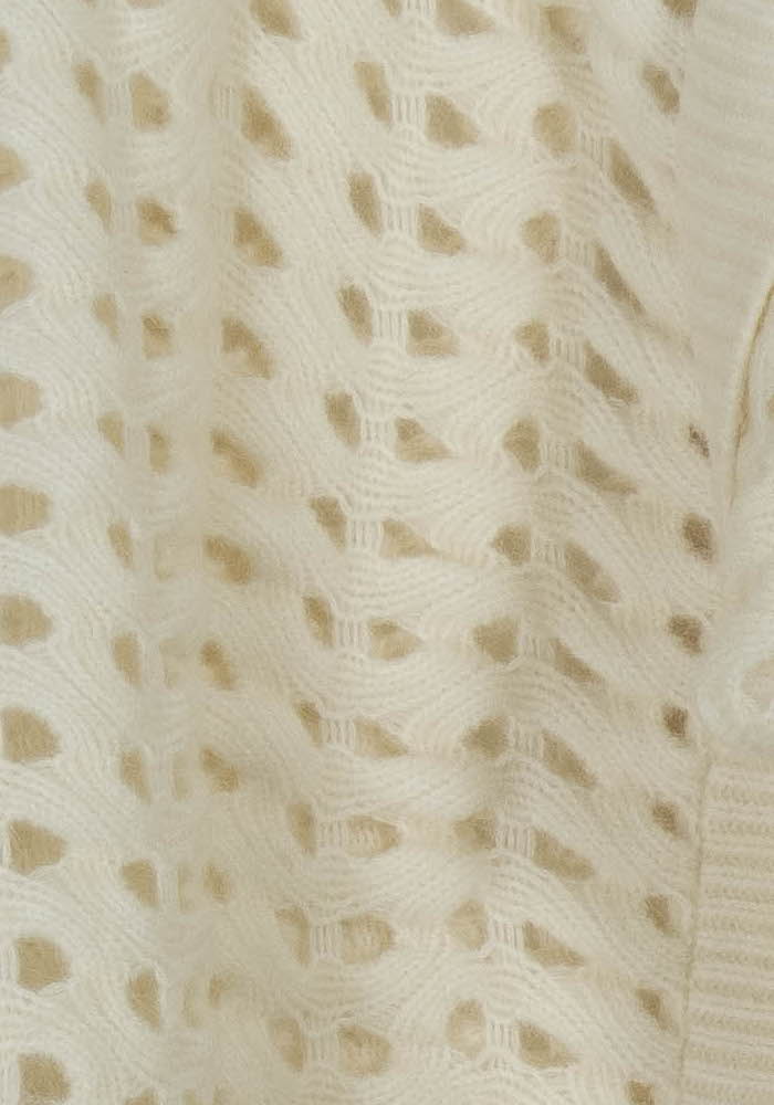Pull Ajouré Beige - Taille L/40 de la marque Sessùn | PARAD103806 - Vendu par Paradigme - Image 3