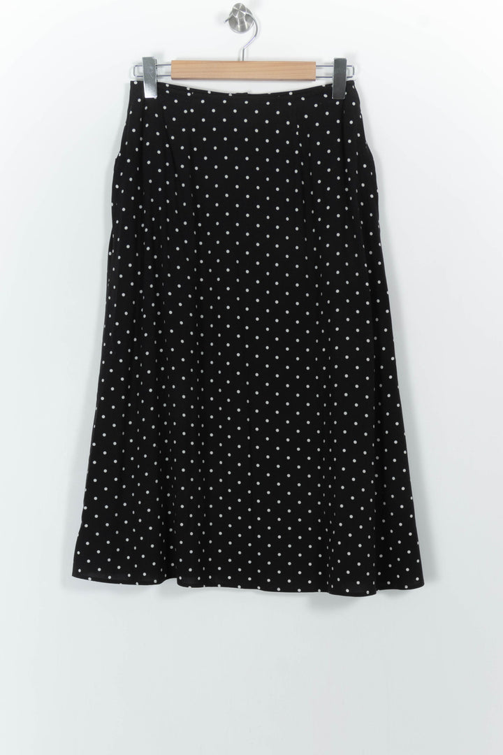 Jupe Noire à Pois Blancs - Taille S/36 de la marque Petite Mendigote | PARAD103807 - Vendu par Paradigme - Image 4