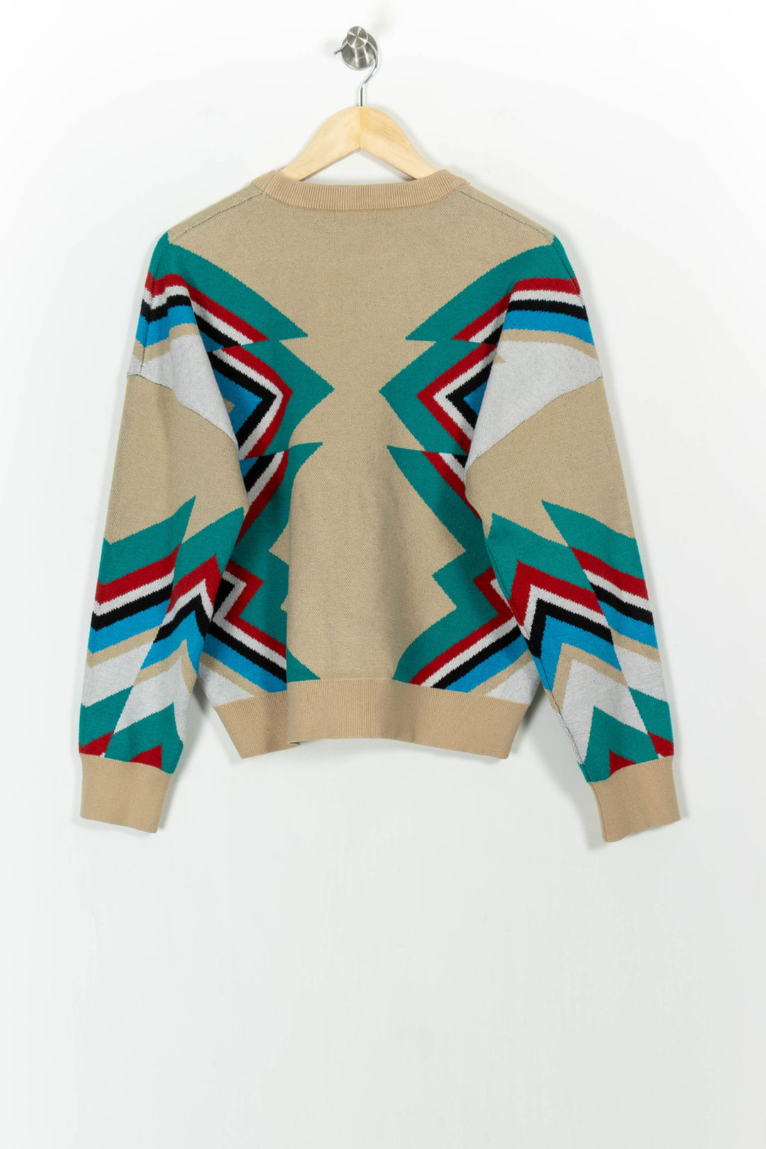 Pull Beige et Vert - Taille L/40 de la marque Suncoo | PARAD103808 - Vendu par Paradigme - Image 4