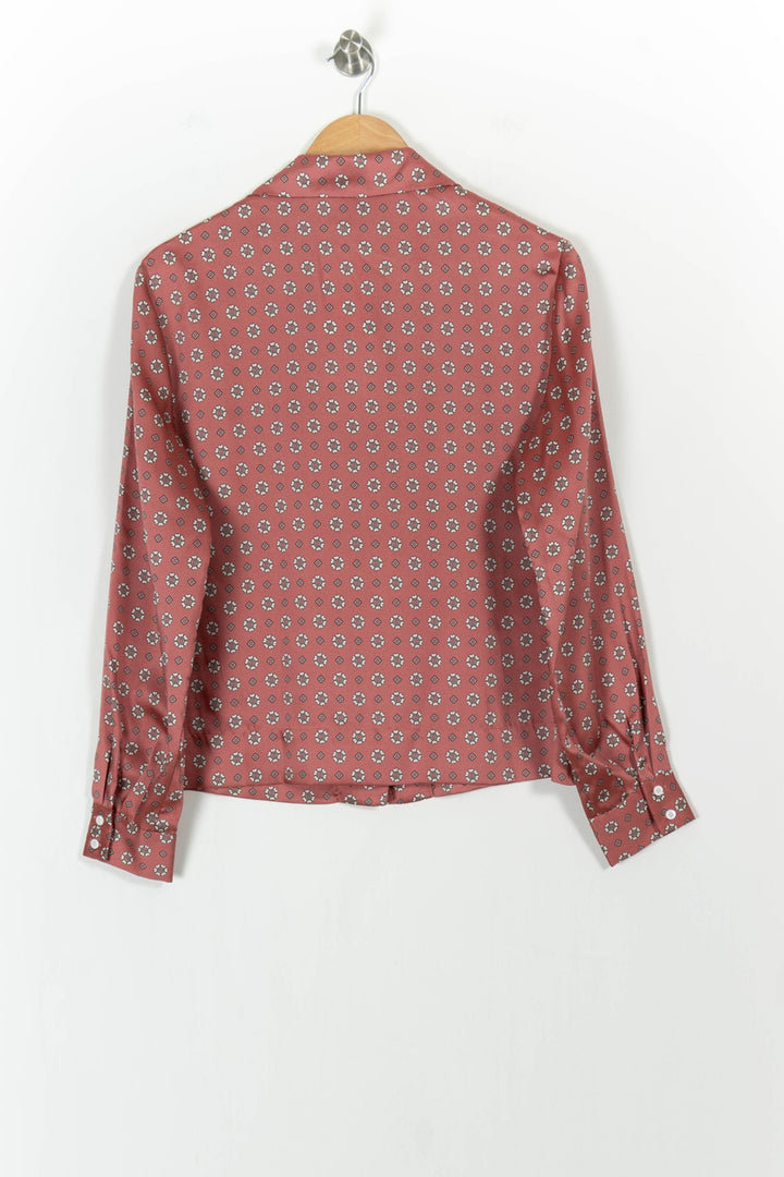 Chemise Rose et Blanche - Taille L/40 de la marque Claudie Pierlot | PARAD103811 - Vendu par Paradigme - Image 4