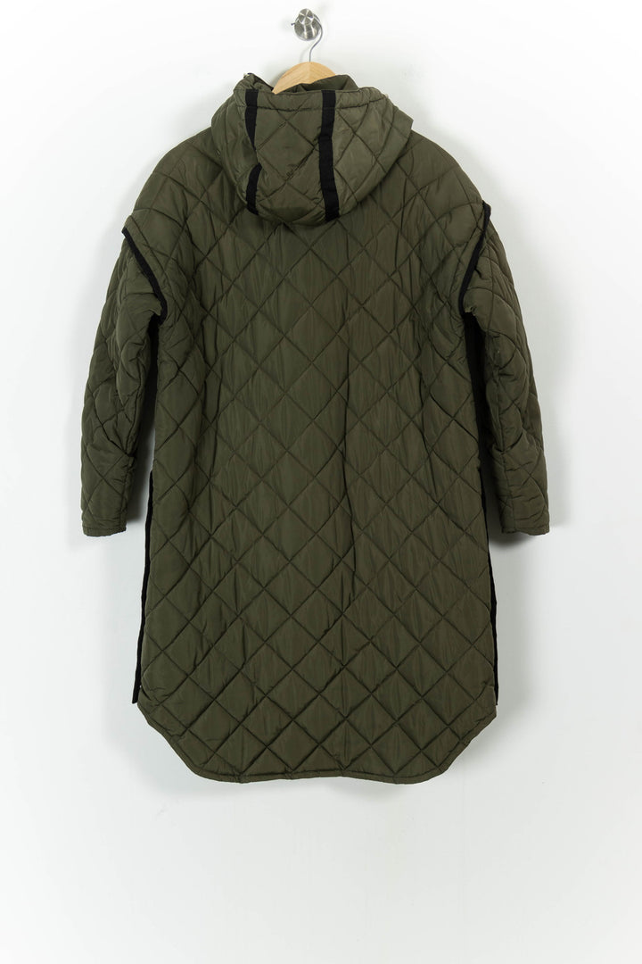 Manteau Matelassé Vert - Taille XS/34 de la marque Bérénice | PARAD103812 - Vendu par Paradigme - Image 4