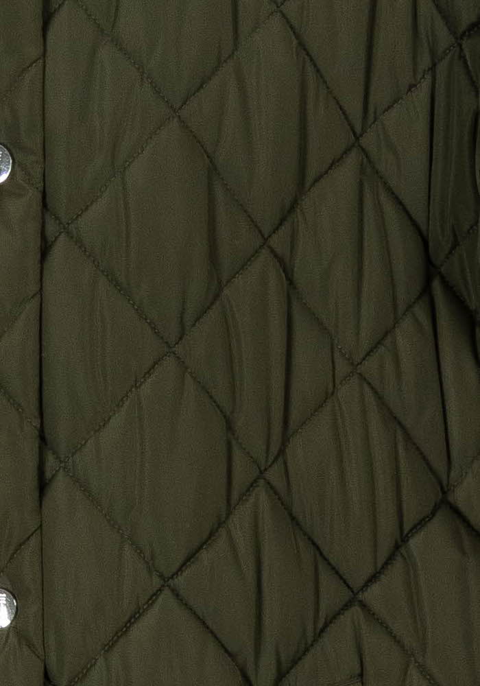 Manteau Matelassé Vert - Taille XS/34 de la marque Bérénice | PARAD103812 - Vendu par Paradigme - Image 3