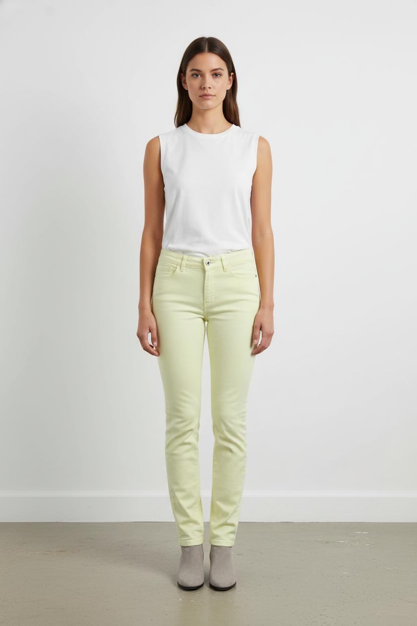 Jean Jaune clair - Taille XS/34 de la marque One Step | PARAD103813 - Vendu par Paradigme - Image 1