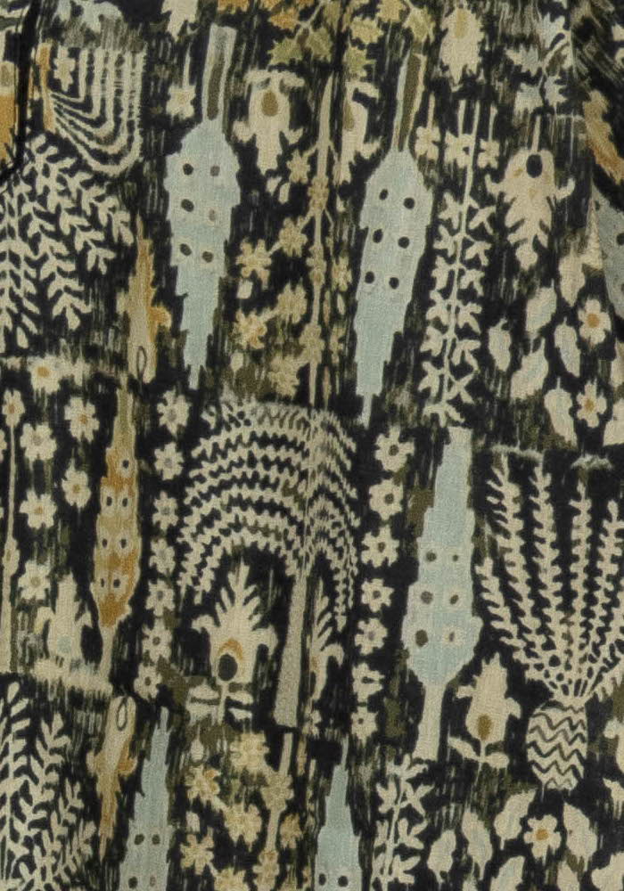 Blouse Verte et Noire - Taille L/40 de la marque ba&sh | PARAD103814 - Vendu par Paradigme - Image 3
