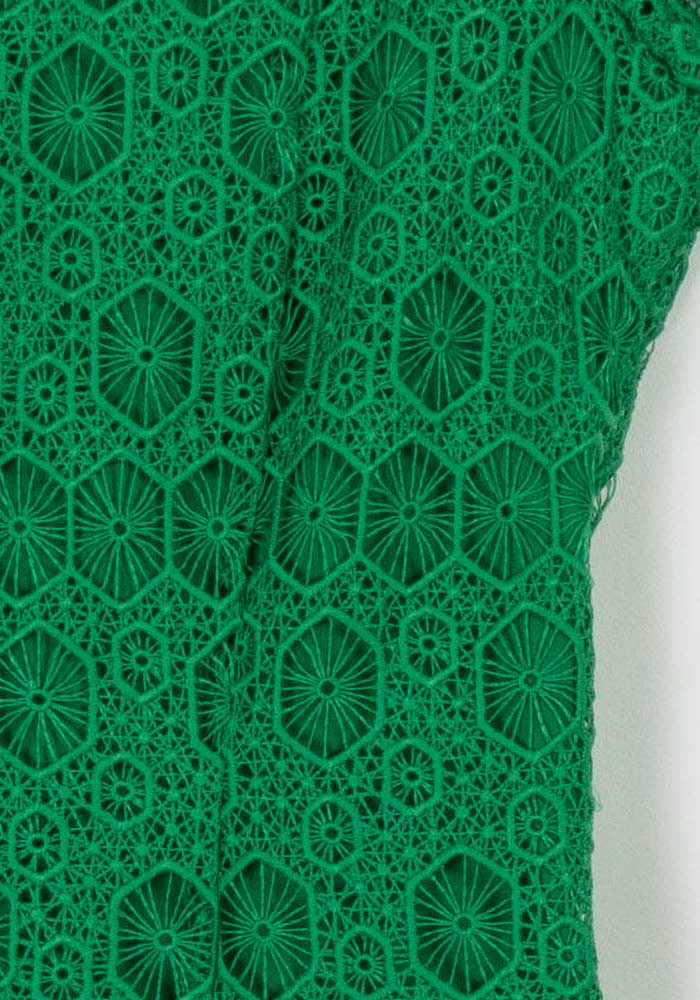 Robe Dentelle Verte - Taille XS/34 de la marque One Step | PARAD103816 - Vendu par Paradigme - Image 3
