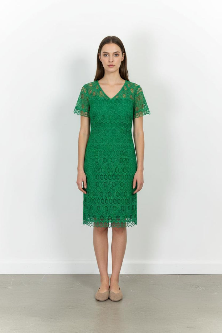 Robe Dentelle Verte - Taille XS/34 de la marque One Step | PARAD103816 - Vendu par Paradigme - Image 1