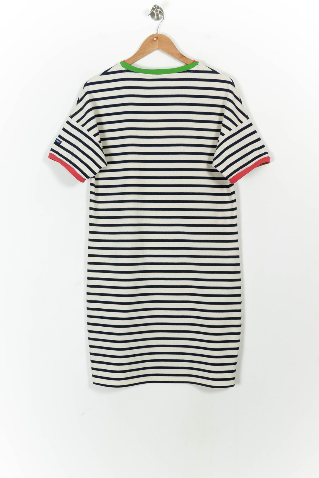Robe Courte Rayée Écrue et Marine - Taille XL/42 de la marque Saint James | PARAD103821 - Vendu par Paradigme - Image 4