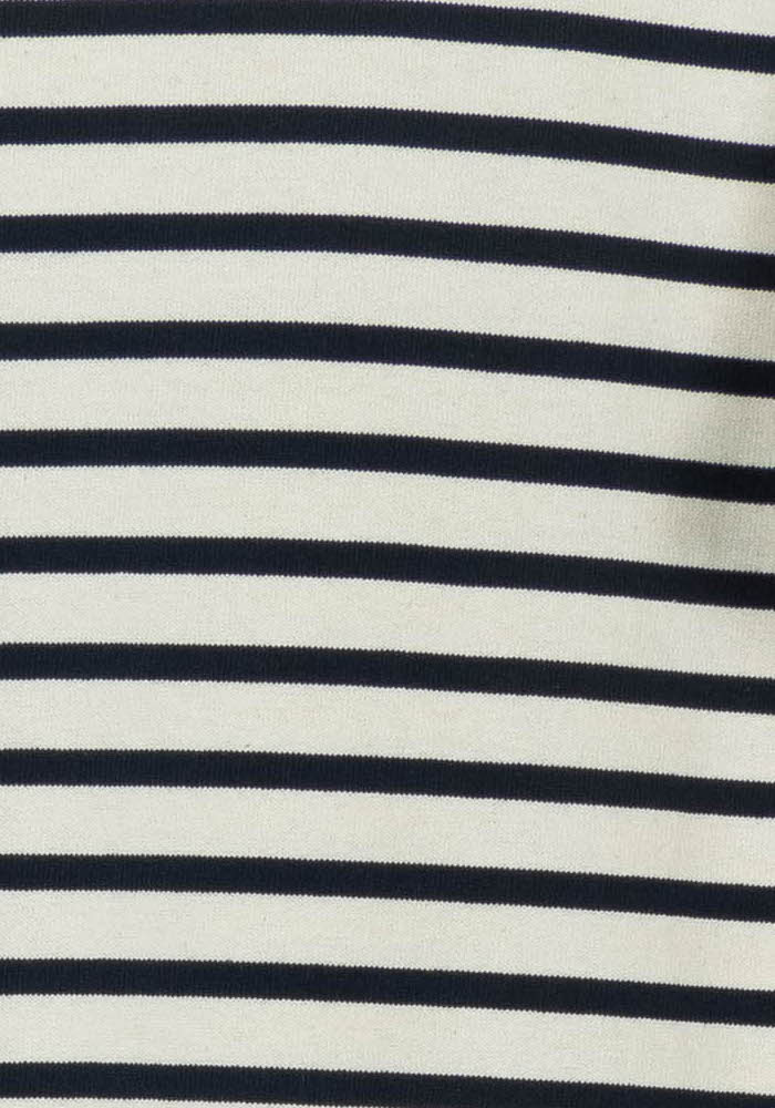 Robe Courte Rayée Écrue et Marine - Taille XL/42 de la marque Saint James | PARAD103821 - Vendu par Paradigme - Image 3