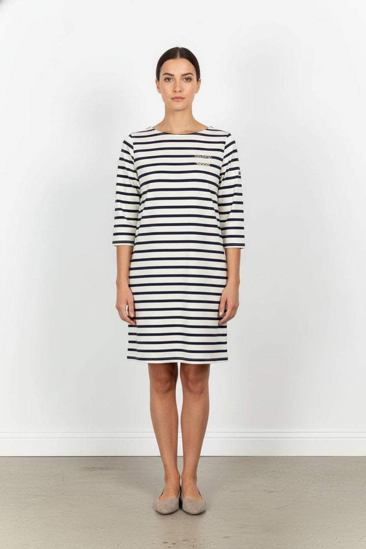 Robe Marinière Blanc et Bleu - Taille XL/42 de la marque Saint James | PARAD103826 - Vendu par Paradigme - Image 1