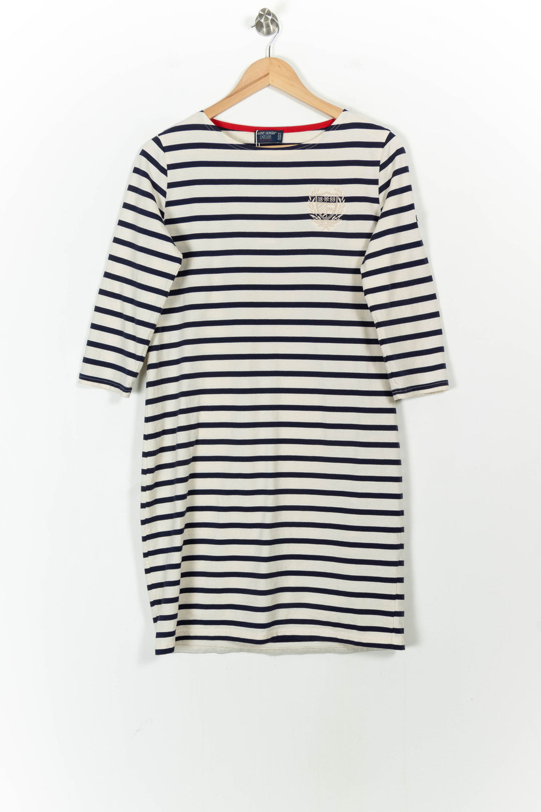 Robe Marinière Blanc et Bleu - Taille XL/42 de la marque Saint James | PARAD103826 - Vendu par Paradigme - Image 2