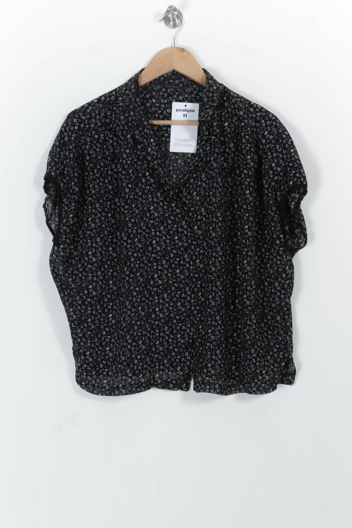 Chemisette Noire et Blanche - Taille L/40 de la marque IKKS | PARAD103831 - Vendu par Paradigme - Image 2