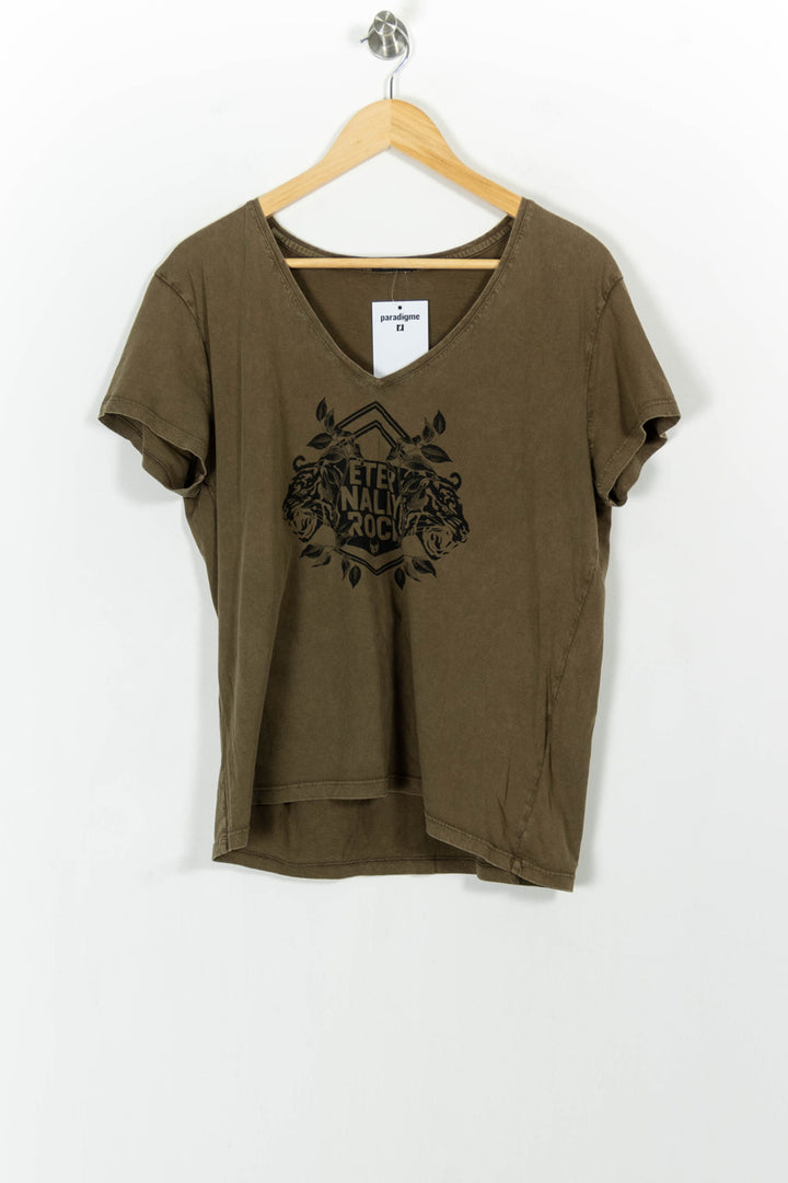 Tee-shirt Vert - Taille XL/42 de la marque IKKS | PARAD103833 - Vendu par Paradigme - Image 2