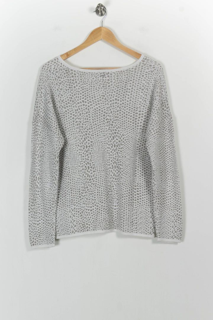 Pull Gris et Blanc - Taille L/40 de la marque IKKS | PARAD103838 - Vendu par Paradigme - Image 4