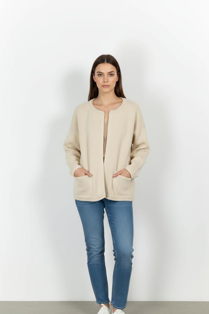 Cardigan Beige - Taille L/40 de la marque Des petits hauts | PARAD103842 - Vendu par Paradigme - Image 1