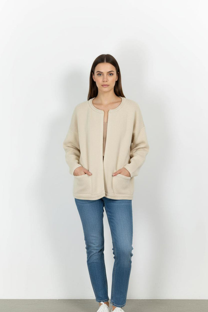 Cardigan Beige - Taille L/40 de la marque Des petits hauts | PARAD103842 - Vendu par Paradigme - Image 1