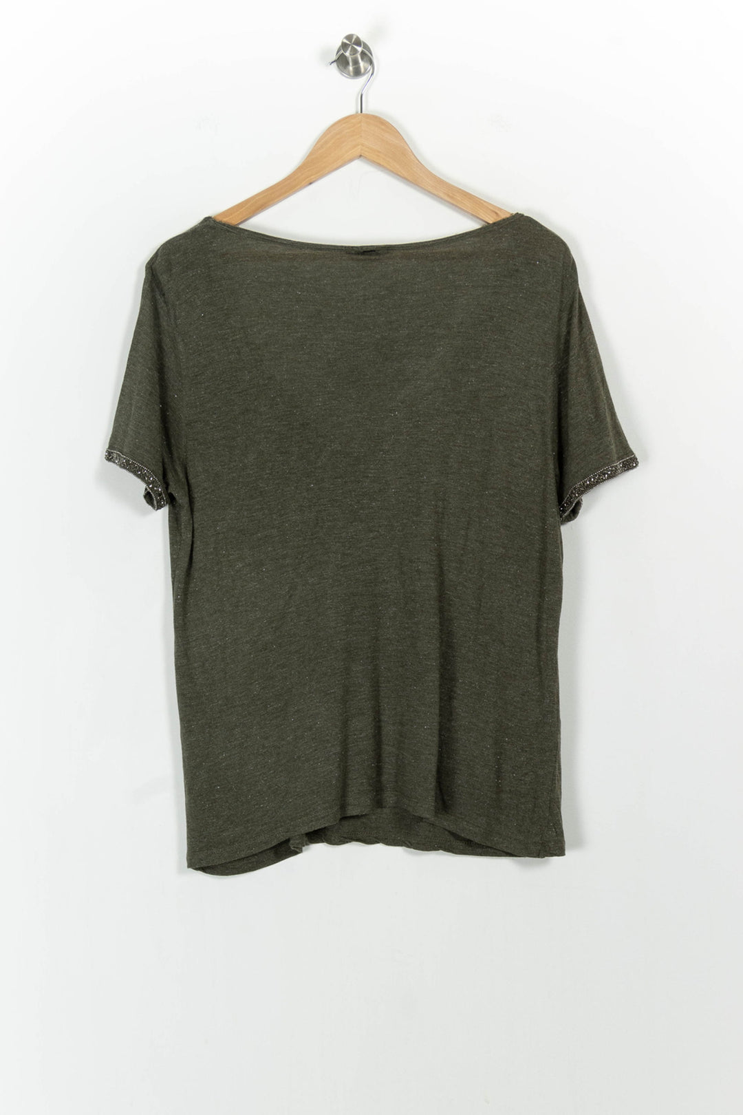 Tee-shirt Vert - Taille XL/42 de la marque IKKS | PARAD103845 - Vendu par Paradigme - Image 4