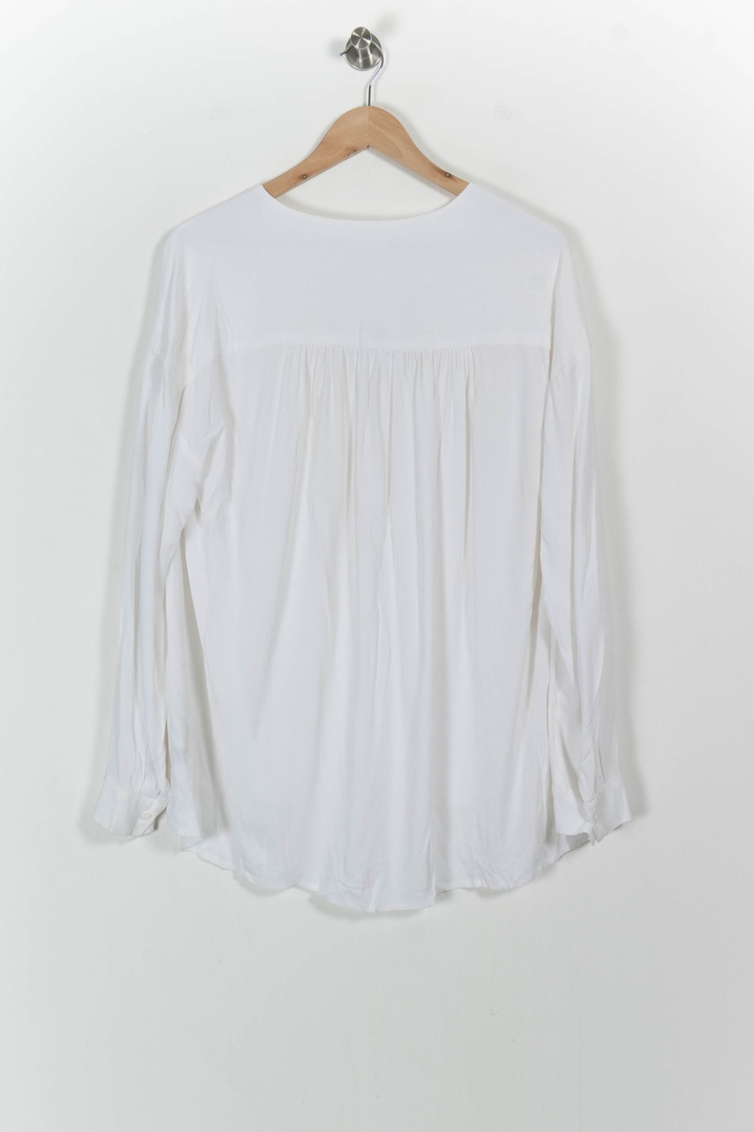 Blouse Blanche - Taille M/38 de la marque American Vintage | PARAD103850 - Vendu par Paradigme - Image 4