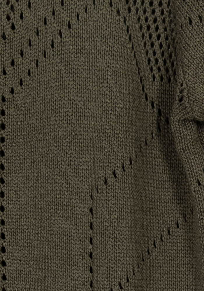 Pull Vert - Taille L/40 de la marque La Fée Maraboutée | PARAD103851 - Vendu par Paradigme - Image 3