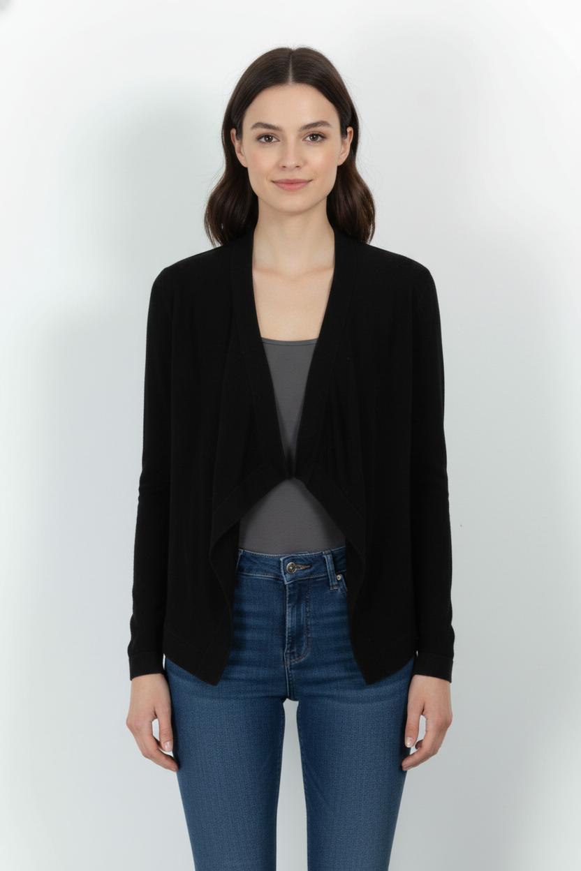 Cardigan Noir - Taille S/36 de la marque Comptoir des Cotonniers | PARAD103853 - Vendu par Paradigme - Image 1
