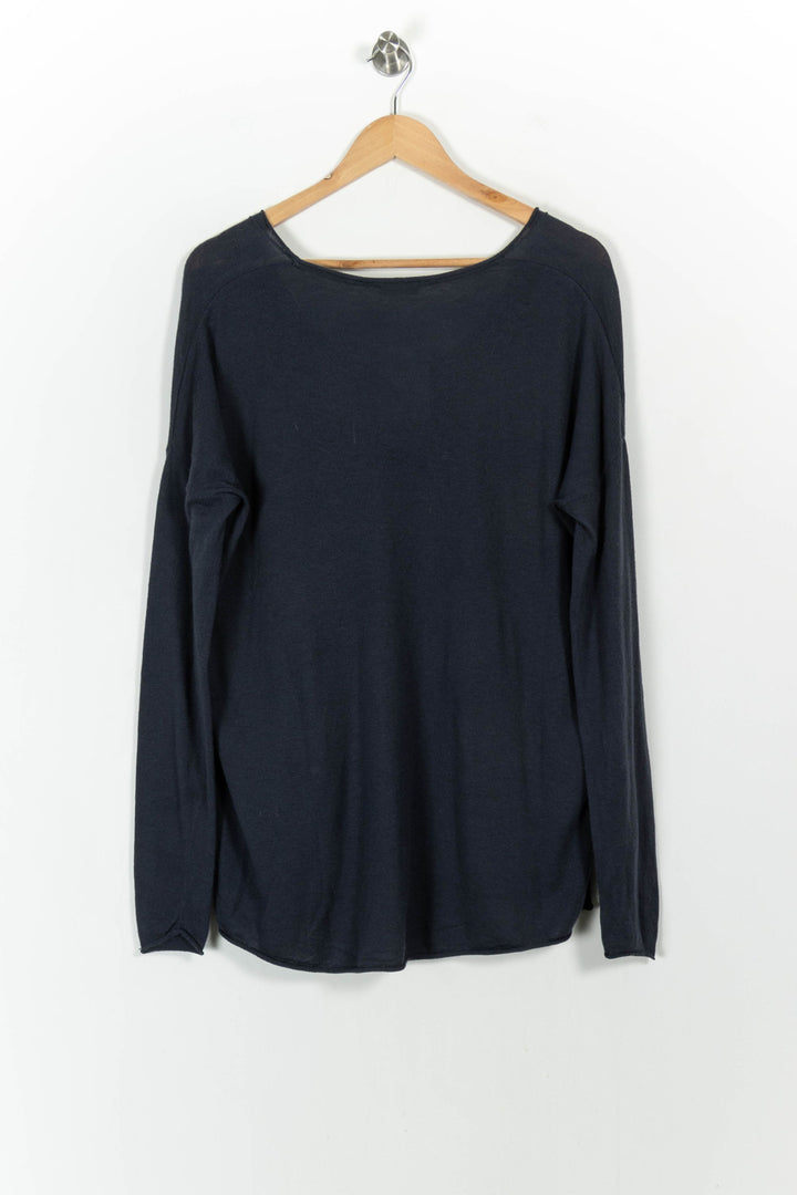 Pull Bleu - Taille M/38 de la marque American Vintage | PARAD103854 - Vendu par Paradigme - Image 4