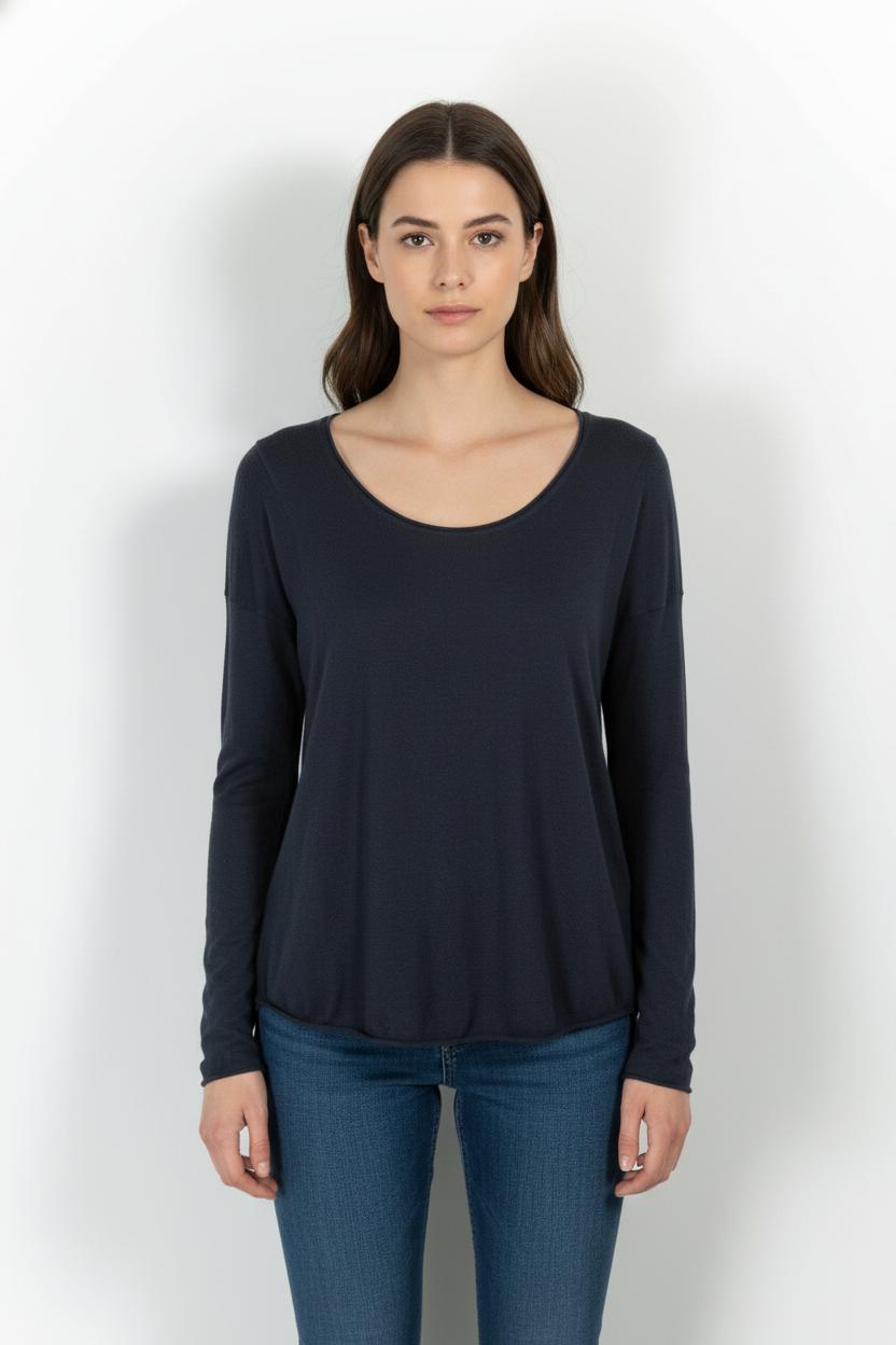 Pull Bleu - Taille M/38 de la marque American Vintage | PARAD103854 - Vendu par Paradigme - Image 1