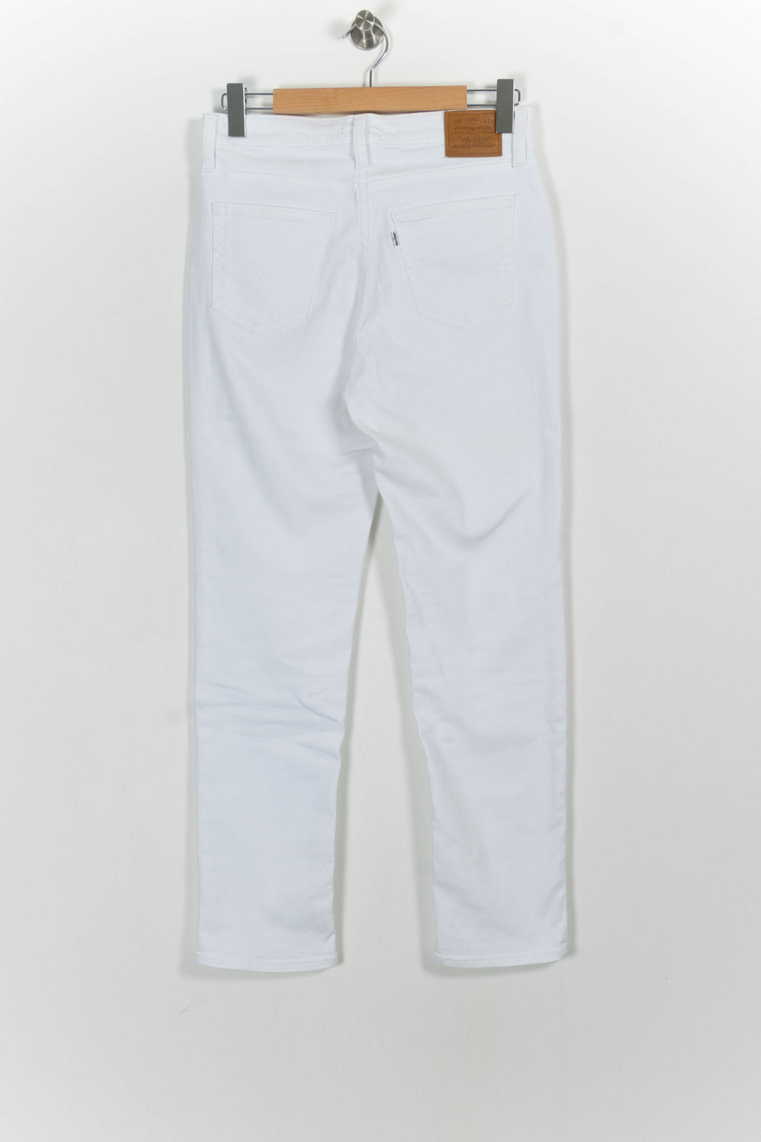 Jean Droit Blanc - Taille M/38 de la marque Levi's | PARAD103858 - Vendu par Paradigme - Image 4