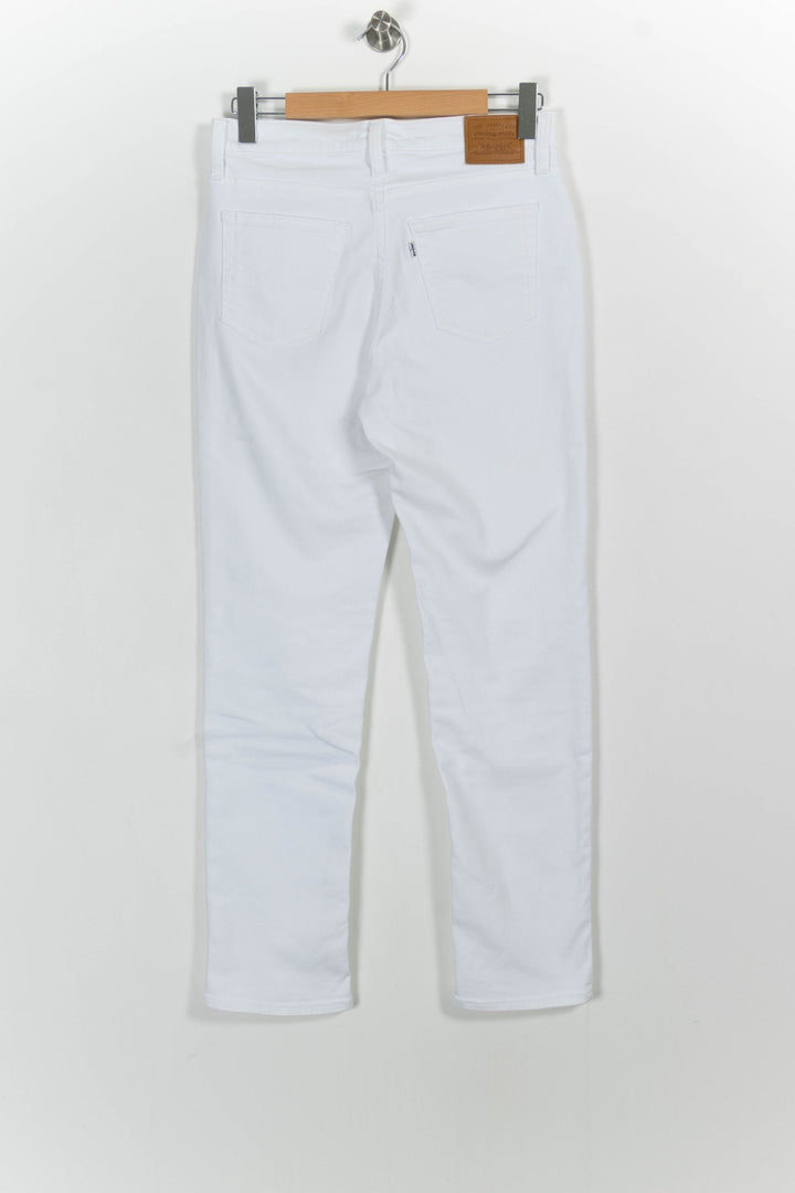 Jean Droit Blanc - Taille M/38 de la marque Levi's | PARAD103858 - Vendu par Paradigme - Image 4
