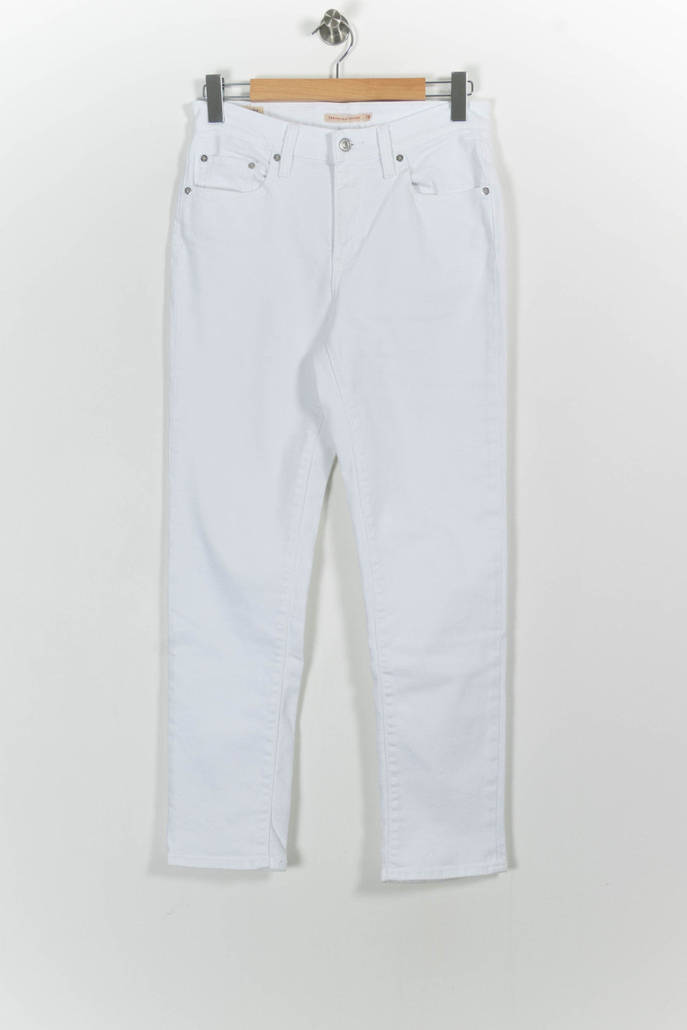 Jean Droit Blanc - Taille M/38 de la marque Levi's | PARAD103858 - Vendu par Paradigme - Image 2