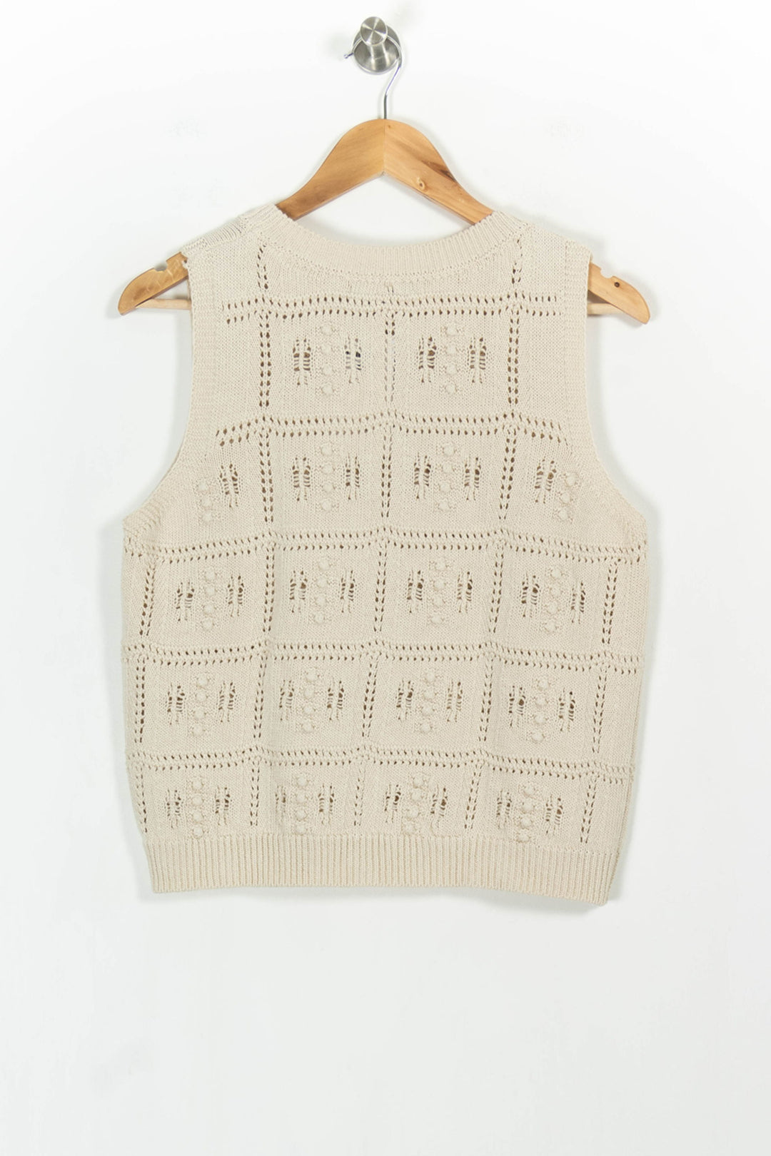 Débardeur Beige - Taille M/38 de la marque La Fée Maraboutée | PARAD103860 - Vendu par Paradigme - Image 4