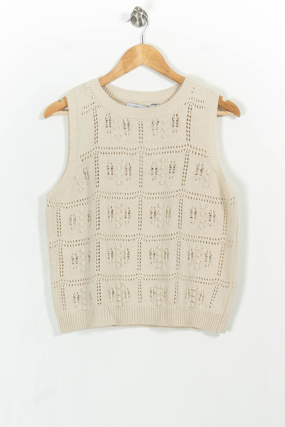Débardeur Beige - Taille M/38 de la marque La Fée Maraboutée | PARAD103860 - Vendu par Paradigme - Image 2