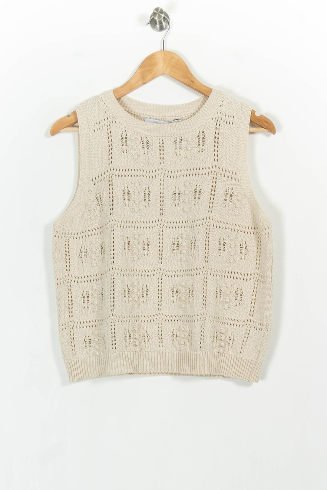 Débardeur Beige - Taille M/38 de la marque La Fée Maraboutée | PARAD103860 - Vendu par Paradigme - Image 2