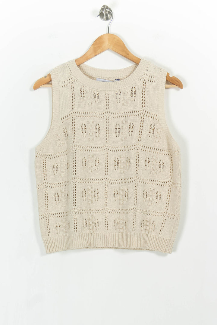 Débardeur Beige - Taille M/38 de la marque La Fée Maraboutée | PARAD103860 - Vendu par Paradigme - Image 2