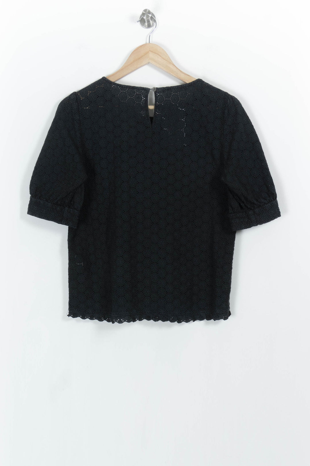 Blouse Noire - Taille M/38 de la marque La Fée Maraboutée | PARAD103864 - Vendu par Paradigme - Image 4
