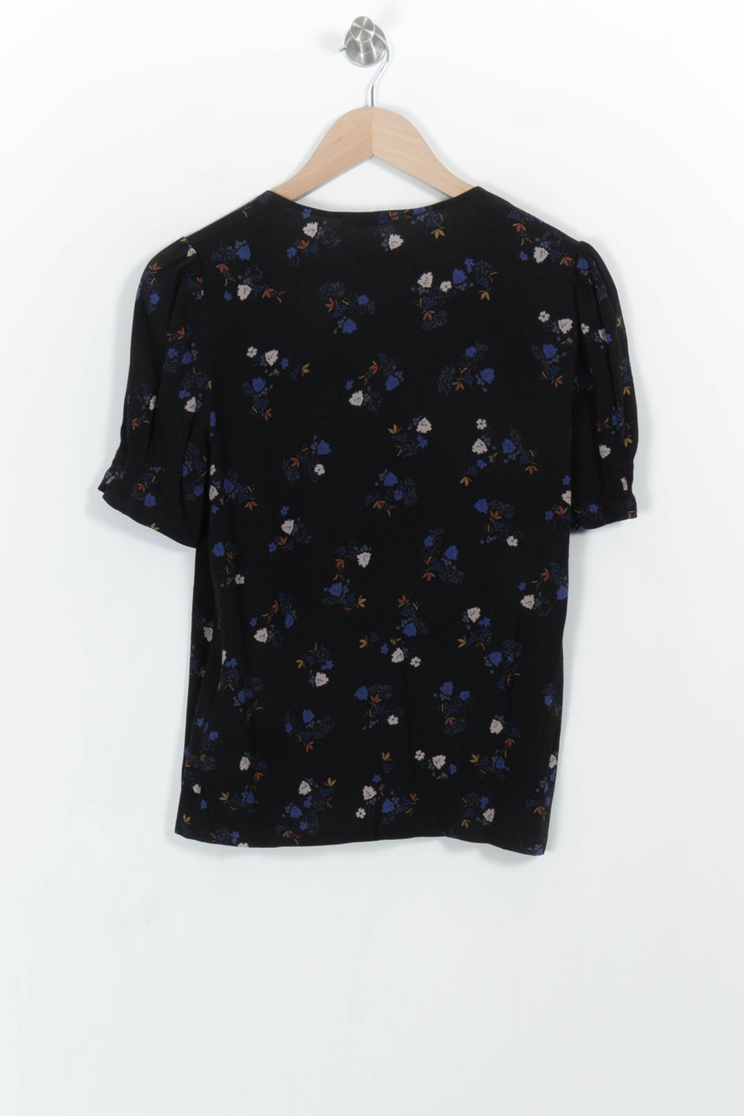 Blouse Noire et Bleue - Taille M/38 de la marque Sessùn | PARAD103865 - Vendu par Paradigme - Image 4