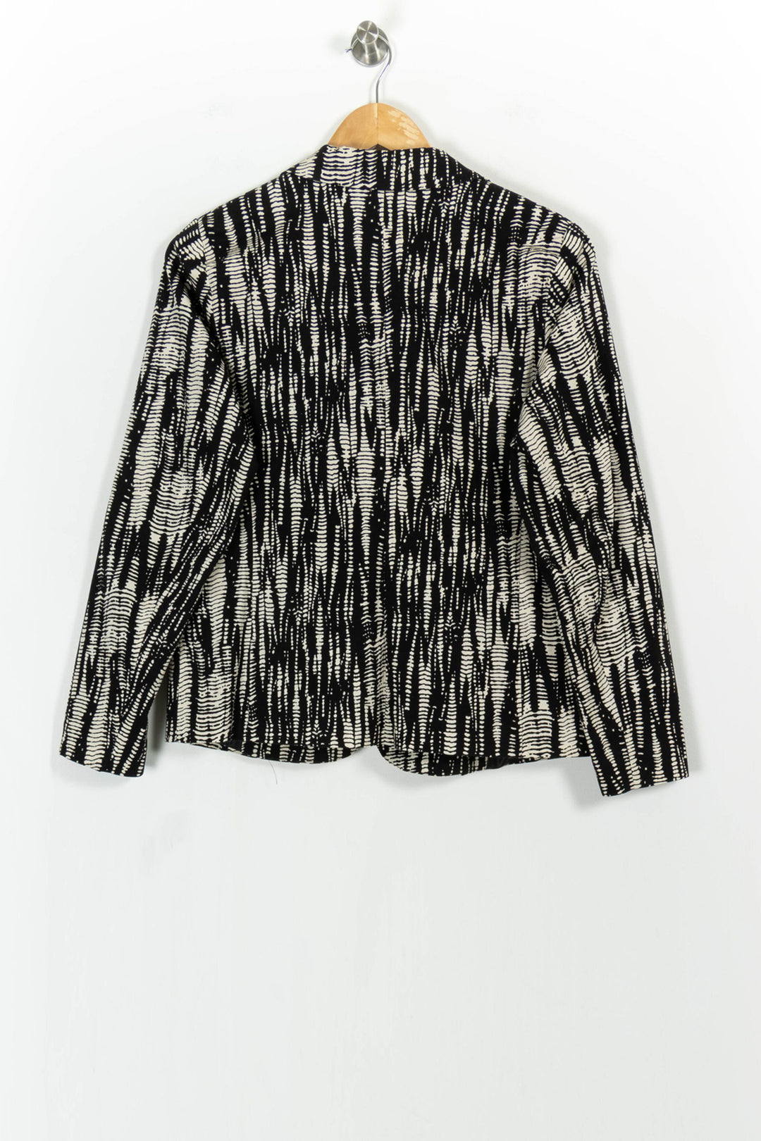 Blazer Noir et Blanc - Taille M/38 de la marque La Fée Maraboutée | PARAD103866 - Vendu par Paradigme - Image 4