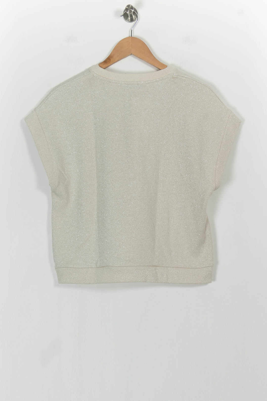 Pull Sans Manches Beige - Taille M/38 de la marque La Fée Maraboutée | PARAD103869 - Vendu par Paradigme - Image 4