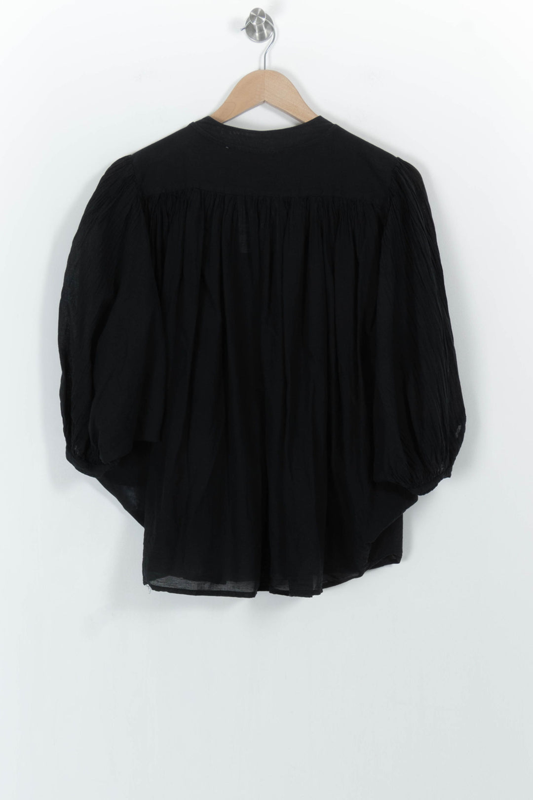 Blouse Noire - Taille M/38 de la marque La Fée Maraboutée | PARAD103872 - Vendu par Paradigme - Image 4