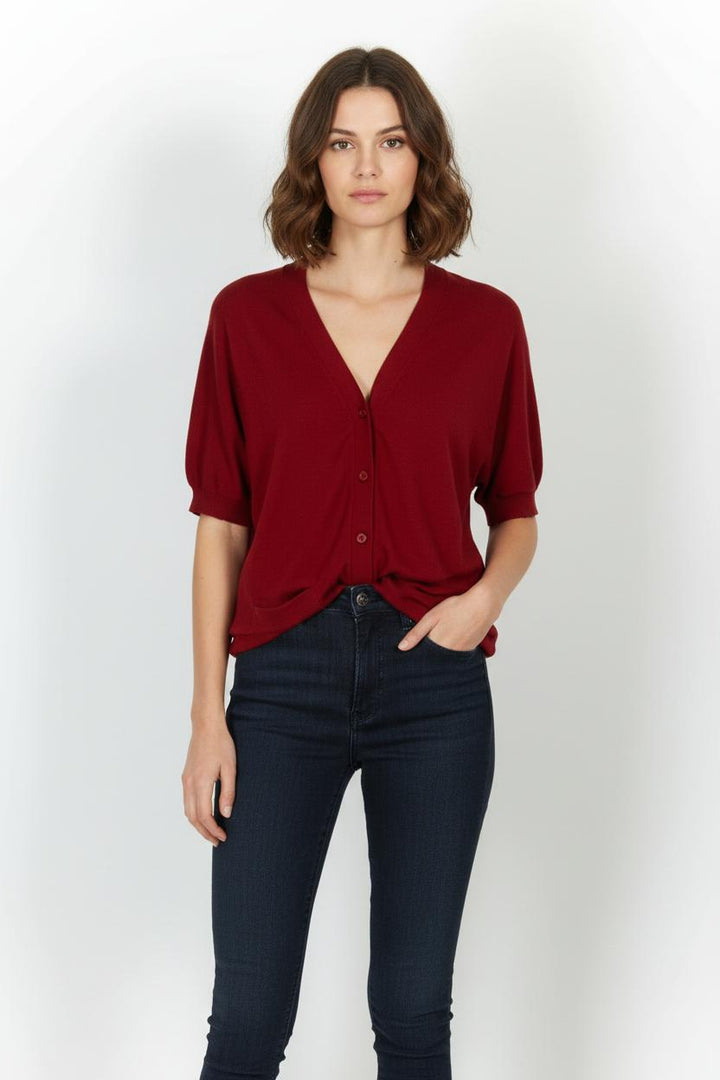 Gilet Rouge - Taille S/36 de la marque I.Code | PARAD103878 - Vendu par Paradigme - Image 1