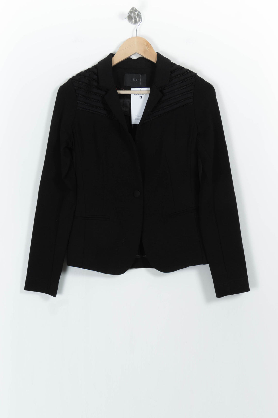 Veste Noire - Taille S/36 de la marque IKKS | PARAD103882 - Vendu par Paradigme - Image 2