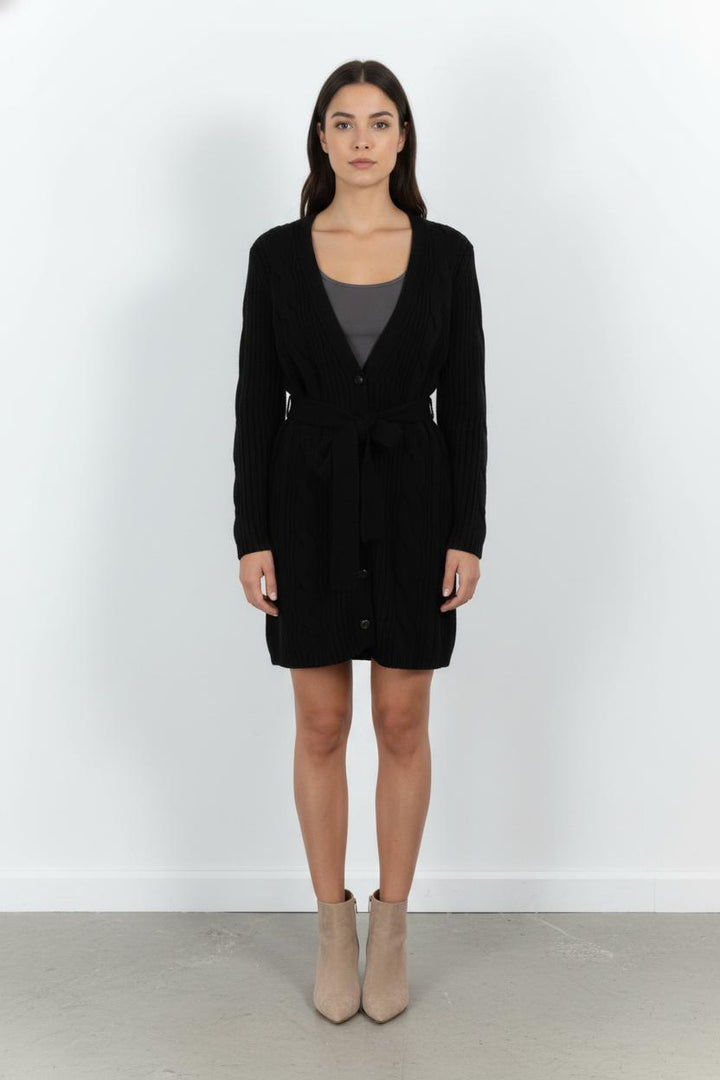 Cardigan Noir - Taille M/38 de la marque Caroll | PARAD103883 - Vendu par Paradigme - Image 1