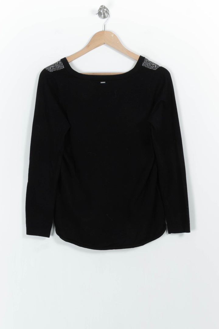 Pull Noir et Gris - Taille XS/34 de la marque IKKS | PARAD103885 - Vendu par Paradigme - Image 4