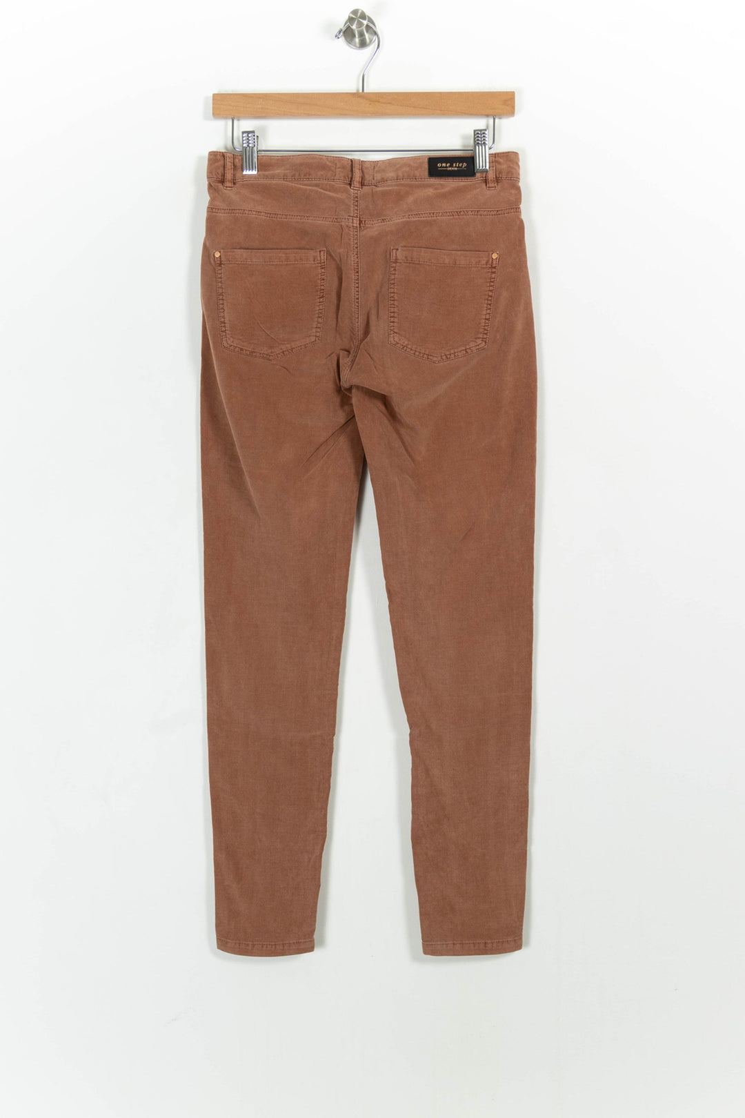 Pantalon Slim Marron - Taille S/36 de la marque One Step | PARAD103886 - Vendu par Paradigme - Image 4