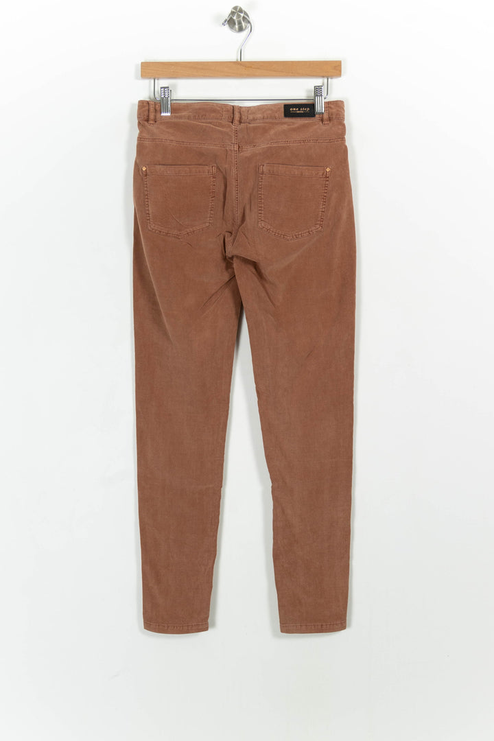 Pantalon Slim Marron - Taille S/36 de la marque One Step | PARAD103886 - Vendu par Paradigme - Image 4