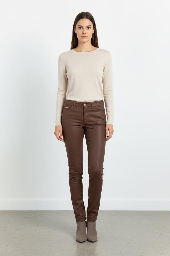 Jean Marron - Taille S/36 de la marque One Step | PARAD103887 - Vendu par Paradigme - Image 1